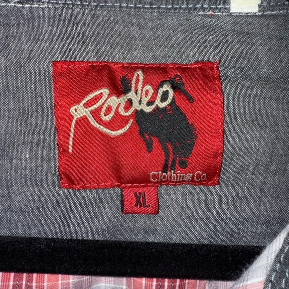 Rodeo snap button shirt • Men’s XL - Picture 3 of 8